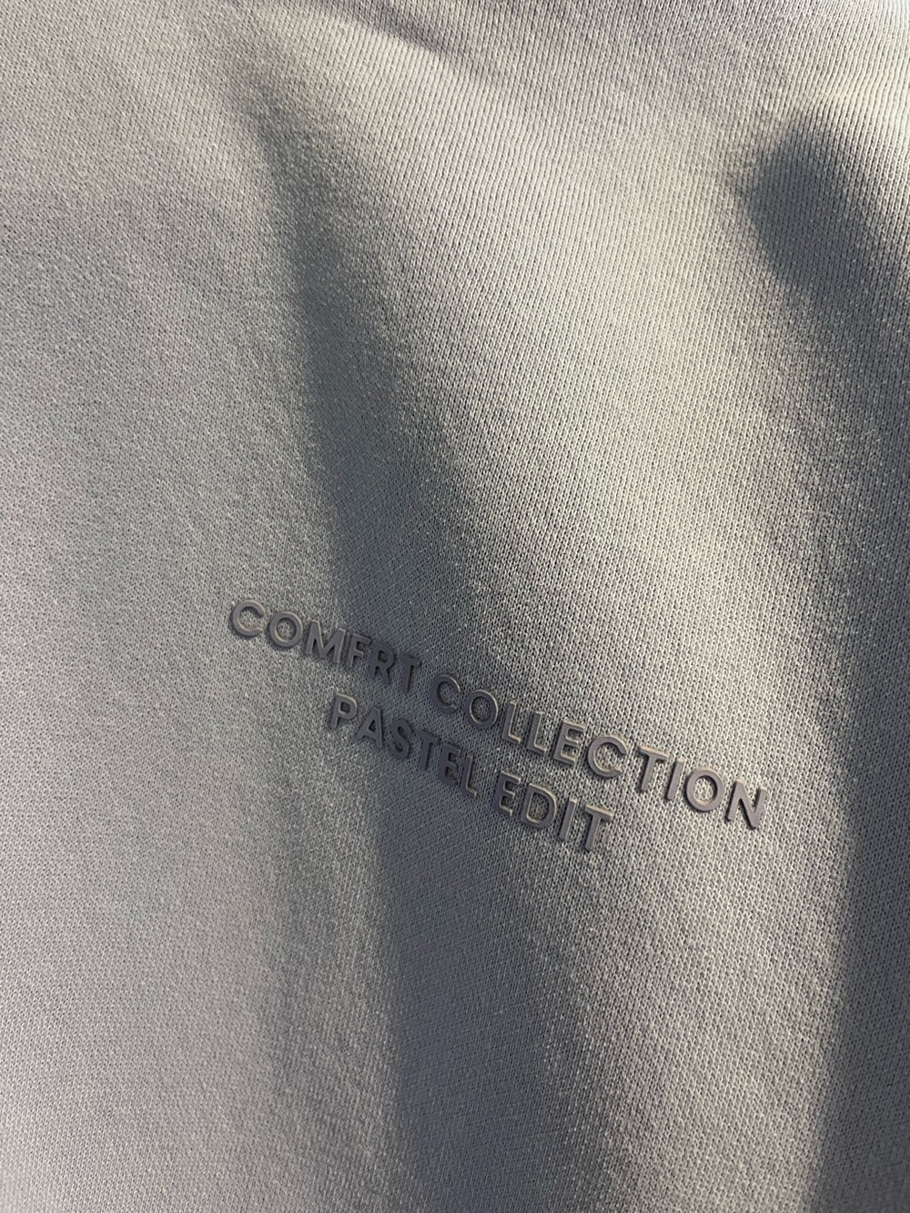 Comfort Collection Light Blue Hoodie Sweatshirt - Picture 3 of 3
